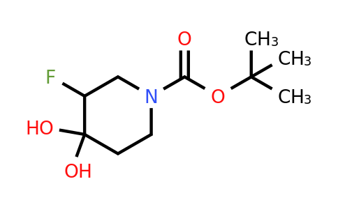 CAS 1208864-35-0 | tert-butyl 3-fluoro-4,4-dihydroxypiperidine-1-carboxylate