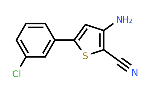 CAS 1208878-61-8 | 3-Amino-5-(3-chlorophenyl)thiophene-2-carbonitrile