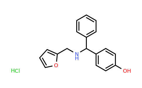 CAS 1208889-22-8 | 4-{[(furan-2-ylmethyl)amino](phenyl)methyl}phenol hydrochloride