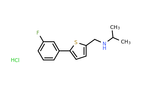 CAS 1208894-86-3 | {[5-(3-fluorophenyl)thiophen-2-yl]methyl}(propan-2-yl)amine hydrochloride