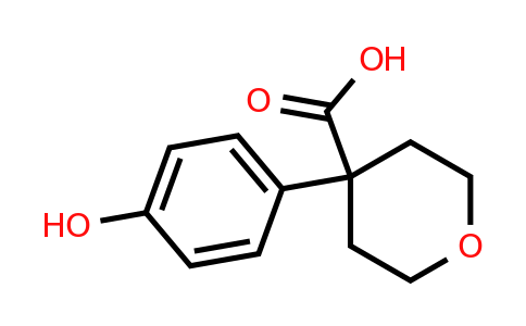 CAS 1208920-16-4 | 4-(4-Hydroxyphenyl)oxane-4-carboxylic acid