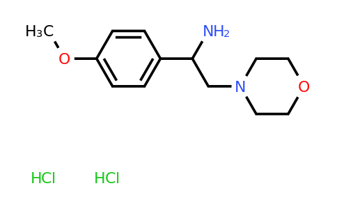 CAS 1208925-71-6 | 1-(4-Methoxyphenyl)-2-(morpholin-4-yl)ethan-1-amine dihydrochloride