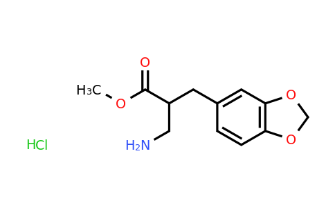 CAS 1208967-17-2 | Methyl 3-amino-2-(2H-1,3-benzodioxol-5-ylmethyl)propanoate hydrochloride