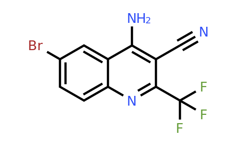 CAS 1209063-53-5 | 4-Amino-6-bromo-2-(trifluoromethyl)quinoline-3-carbonitrile