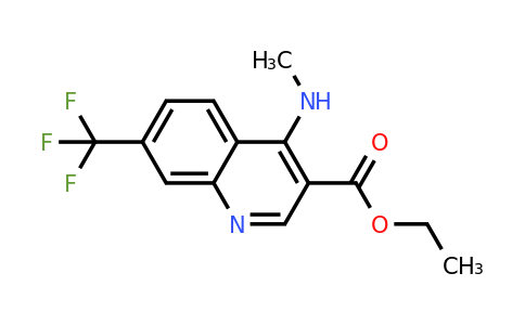 CAS 1209084-50-3 | Ethyl 4-(methylamino)-7-(trifluoromethyl)quinoline-3-carboxylate