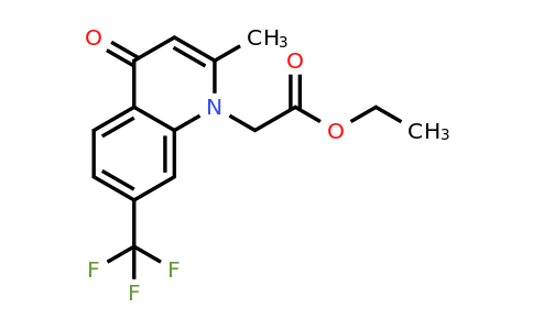 CAS 1209087-50-2 | Ethyl 2-(2-methyl-4-oxo-7-(trifluoromethyl)quinolin-1(4H)-yl)acetate