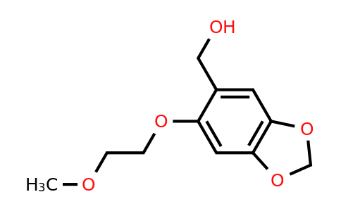 CAS 1209106-01-3 | [6-(2-Methoxyethoxy)-2H-1,3-benzodioxol-5-yl]methanol