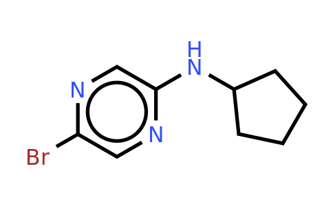 CAS 1209457-95-3 | 5-Bromo-N-cyclopentylpyrazin-2-amine
