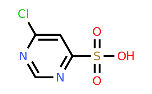 CAS 1209458-69-4 | 6-Chloropyrimidine-4-sulfonic acid