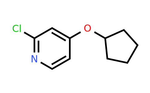 CAS 1209458-97-8 | 2-Chloro-4-(cyclopentyloxy)pyridine