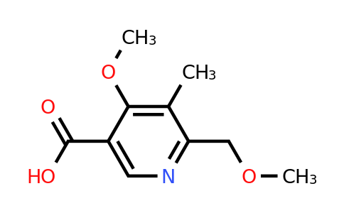 CAS 1209458-98-9 | 4-Methoxy-6-(methoxymethyl)-5-methylnicotinic acid