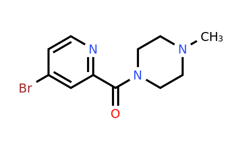 CAS 1209459-42-6 | (4-Bromopyridin-2-YL)(4-methylpiperazin-1-YL)methanone