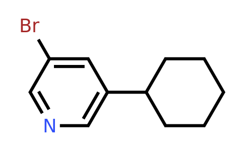 CAS 1209459-48-2 | 3-Bromo-5-(cyclohexyl)pyridine