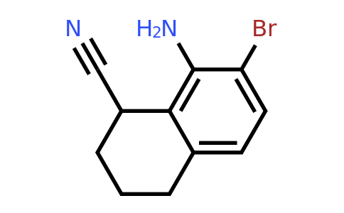8-Amino-7-bromo-1,2,3,4-tetrahydronaphthalene-1-carbonitrile