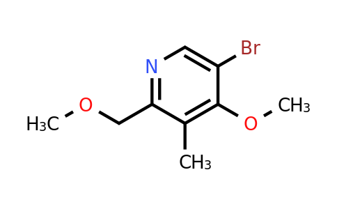 CAS 1209459-86-8 | 5-Bromo-4-methoxy-2-(methoxymethyl)-3-methylpyridine