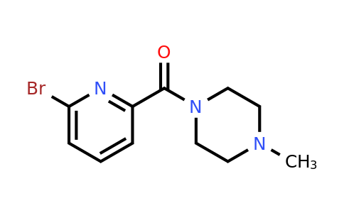 CAS 1209459-90-4 | (6-Bromopyridin-2-YL)(4-methylpiperazin-1-YL)methanone