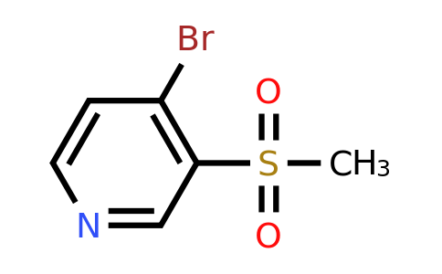 CAS 1209459-94-8 | 4-Bromo-3-(methylsulfonyl)pyridine