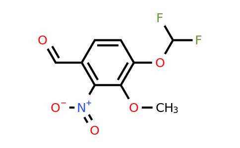 CAS 1209553-60-5 | 4-(Difluoromethoxy)-3-methoxy-2-nitrobenzaldehyde