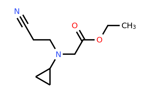 CAS 1209586-21-9 | Ethyl 2-[(2-cyanoethyl)(cyclopropyl)amino]acetate