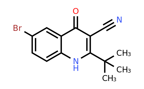 CAS 1209597-12-5 | 6-Bromo-2-(tert-butyl)-4-oxo-1,4-dihydroquinoline-3-carbonitrile