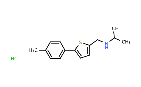 CAS 1209619-87-3 | {[5-(4-methylphenyl)thiophen-2-yl]methyl}(propan-2-yl)amine hydrochloride