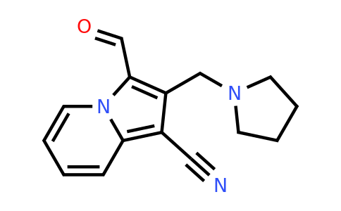CAS 1209676-96-9 | 3-Formyl-2-(pyrrolidin-1-ylmethyl)indolizine-1-carbonitrile