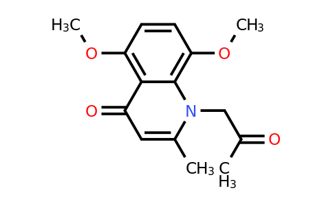 CAS 1209688-77-6 | 5,8-Dimethoxy-2-methyl-1-(2-oxopropyl)quinolin-4(1H)-one