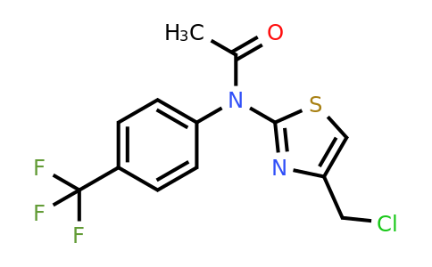 CAS 1209700-14-0 | N-[4-(Chloromethyl)-1,3-thiazol-2-yl]-N-[4-(trifluoromethyl)phenyl]acetamide