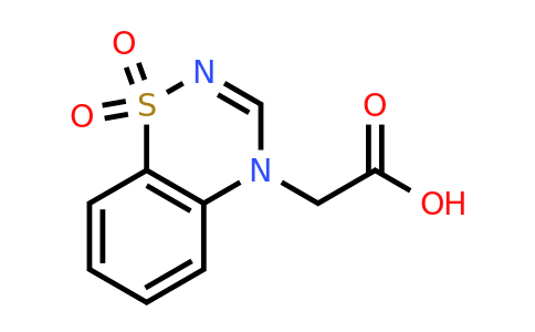 CAS 1209718-24-0 | 2-(1,1-Dioxo-4H-1,2,4-benzothiadiazin-4-yl)acetic acid