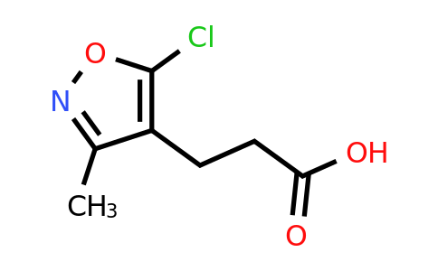 CAS 1209765-87-6 | 3-(5-Chloro-3-methyl-1,2-oxazol-4-yl)propanoic acid