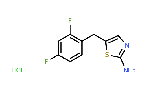 CAS 1209807-12-4 | 5-[(2,4-Difluorophenyl)methyl]-1,3-thiazol-2-amine hydrochloride