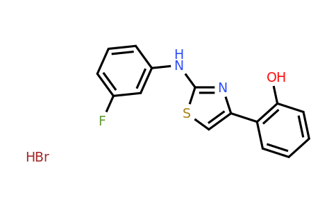 CAS 1209843-32-2 | 2-(3-Fluorophenyl)amino-4-(2-hydroxyphenyl)-1,3-thiazole hydrobromide