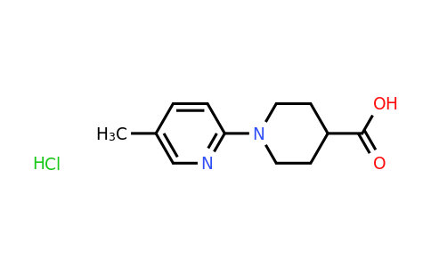 CAS 1209863-82-0 | 1-(5-Methylpyridin-2-yl)piperidine-4-carboxylic acid hydrochloride
