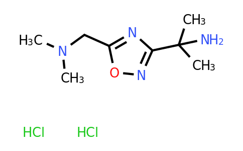 CAS 1209883-95-3 | 2-{5-[(dimethylamino)methyl]-1,2,4-oxadiazol-3-yl}propan-2-amine dihydrochloride
