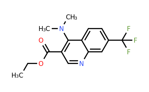 CAS 1209915-91-2 | Ethyl 4-(dimethylamino)-7-(trifluoromethyl)quinoline-3-carboxylate