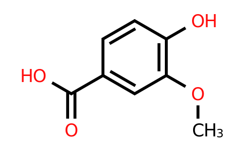 CAS 121-34-6 | 4-hydroxy-3-methoxybenzoic acid