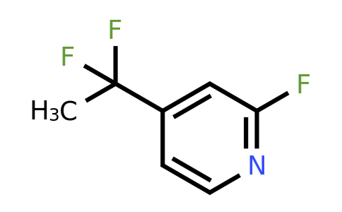 CAS 1210071-58-1 | 4-(1,1-difluoroethyl)-2-fluoro-pyridine