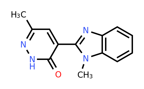 CAS 1210175-01-1 | 6-Methyl-4-(1-methyl-1H-1,3-benzodiazol-2-yl)-2,3-dihydropyridazin-3-one