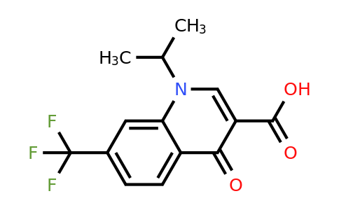 CAS 1210193-69-3 | 1-Isopropyl-4-oxo-7-(trifluoromethyl)-1,4-dihydroquinoline-3-carboxylic acid