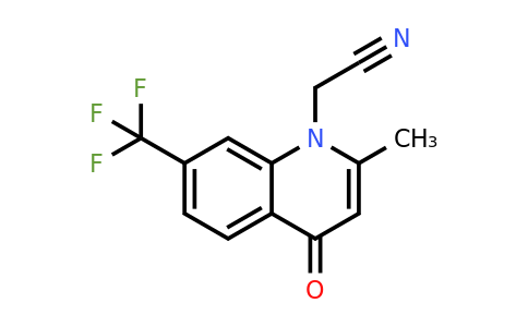CAS 1210270-86-2 | 2-(2-Methyl-4-oxo-7-(trifluoromethyl)quinolin-1(4H)-yl)acetonitrile