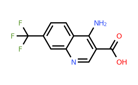 CAS 1210338-66-1 | 4-Amino-7-(trifluoromethyl)quinoline-3-carboxylic acid