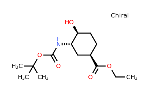 CAS 1210348-16-5 | ethyl (1R,3S,4S)-3-{[(tert-butoxy)carbonyl]amino}-4-hydroxycyclohexane-1-carboxylate