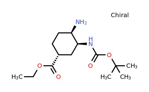 CAS 1210348-23-4 | ethyl (1R,3S,4R)-4-amino-3-{[(tert-butoxy)carbonyl]amino}cyclohexane-1-carboxylate