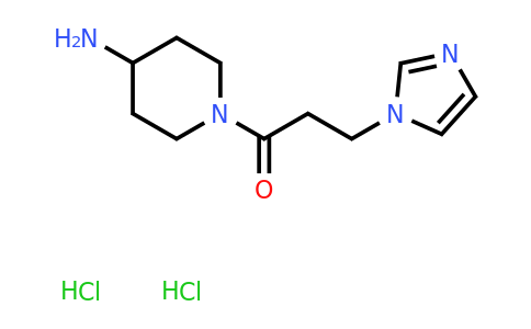 CAS 1210349-66-8 | 1-(4-Aminopiperidin-1-yl)-3-(1H-imidazol-1-yl)propan-1-one dihydrochloride