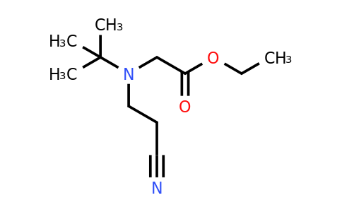 CAS 1210400-73-9 | Ethyl 2-[tert-butyl(2-cyanoethyl)amino]acetate
