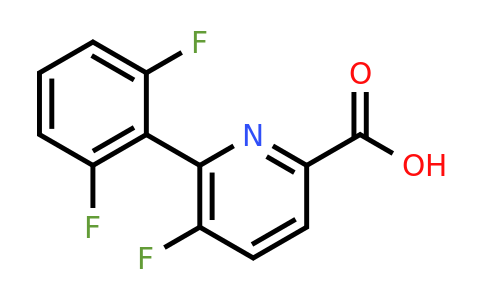 CAS 1210419-19-4 | 6-(2,6-difluorophenyl)-5-fluoropyridine-2-carboxylic acid