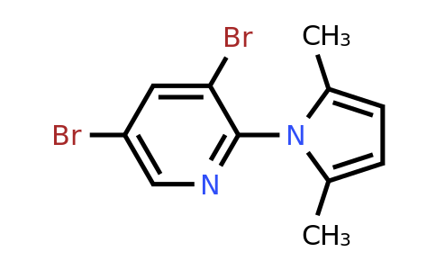 CAS 1210477-73-8 | 3,5-dibromo-2-(2,5-dimethyl-1H-pyrrol-1-yl)pyridine