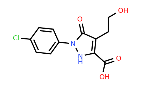 CAS 1210492-11-7 | 1-(4-Chlorophenyl)-4-(2-hydroxyethyl)-5-oxo-2,5-dihydro-1H-pyrazole-3-carboxylic acid