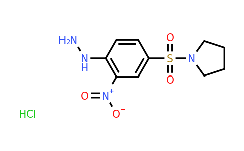 CAS 1210618-41-9 | 1-(4-Hydrazinyl-3-nitrobenzenesulfonyl)pyrrolidine hydrochloride