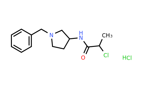CAS 1210664-95-1 | N-(1-Benzylpyrrolidin-3-yl)-2-chloropropanamide hydrochloride